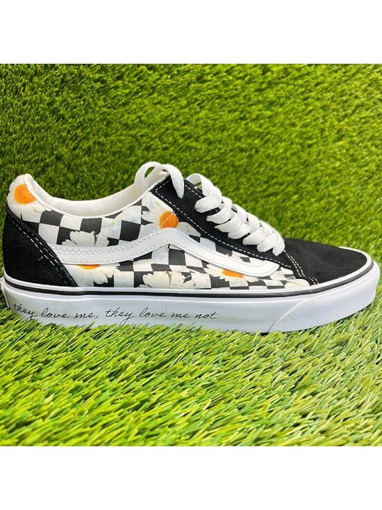 VANS Shoes - VANS Old Skool Womens Size 9 Mens 7.5 Black White Athletic Skate Shoes Sneakers